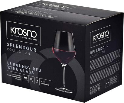 Набор из 6 бокалов для вина 860 мл, коллекция Splendour Krosno 