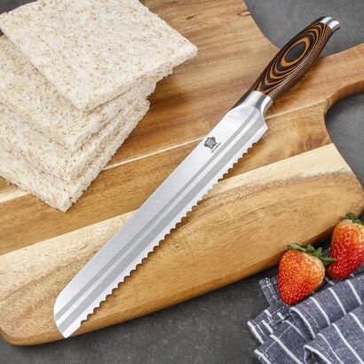 Набор ножей WILDMOK из 7 предметов, набор ножей шеф-повара из немецкой стали, драгоценная ручка Pakkawood для набора блоков кухоннх ножей