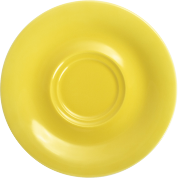 Блюдце к чашке для капучино / макиато 16 см, желтое Pronto Colore Kahla