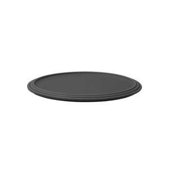 Тарелка плоская с дизайнерскими бортиками 24 см черная, La Boule Villeroy & Boch
