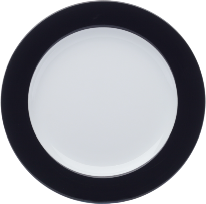 Тарелка для завтрака / обеда 23 см, черная Pronto Colore Kahla