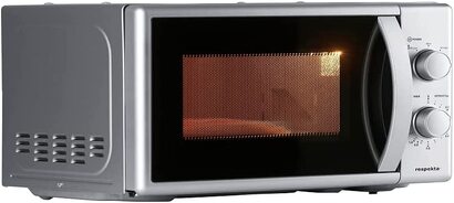 Подставка для микроволновой печи respecta, подставка для микроволновой печи серебристого цвета, 700 Вт, включая мощность.Таймер