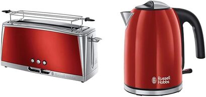 Тостер с 6-ю уровнями поджаривания 1420 Вт и чайник 1,7 л, 2400 Вт Russell Hobbs Luna Colours+