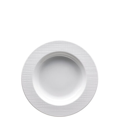 Тарелка для супа 23 cм с ободком белая Mesh Colours Rosenthal