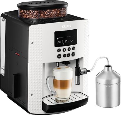 Автоматическая кофемашина с системой AutoCappuccino, белая EA8161 Krups