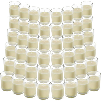 Набор свечей в бокалах, без запаха 48 предметов BELLE VOUS