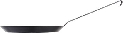 Чугунная сковорода с ручкой-крючком 32 см, гладкая GRÄWE