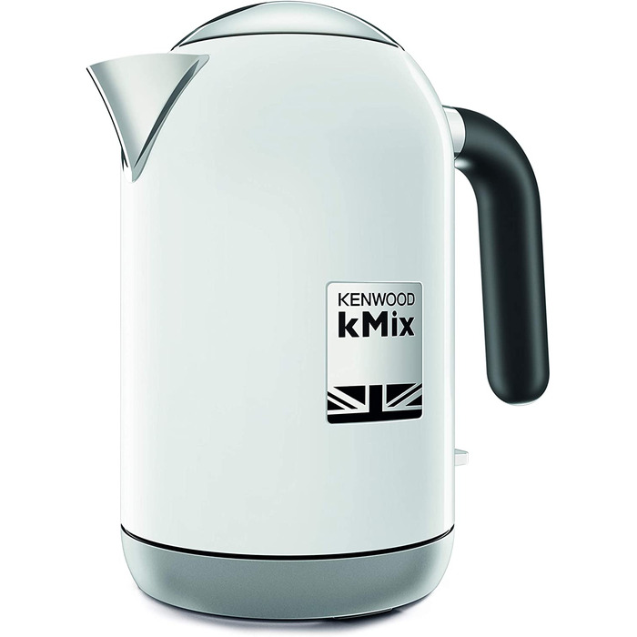 Лектрический чайник Kenwood ZJX650BK kMix мощностью 2200 Вт, металлический, обемом 1 литр, белй, 21,5x13,2x22,9