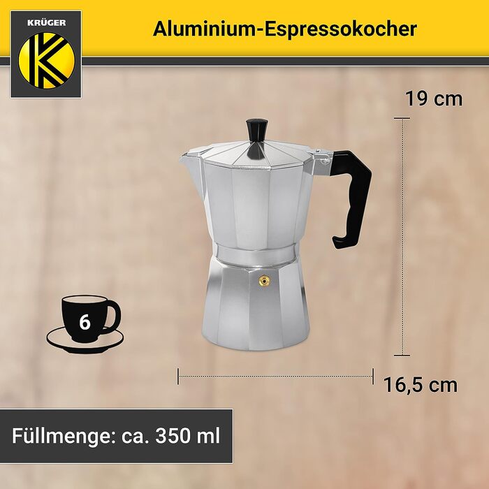 Кофейник на 6 кружек эспрессо KRÜGER
