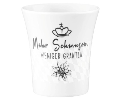 Кружка "Mehr Schmusen, Weniger Grantln" 0,4 л Diva Seltmann Weiden