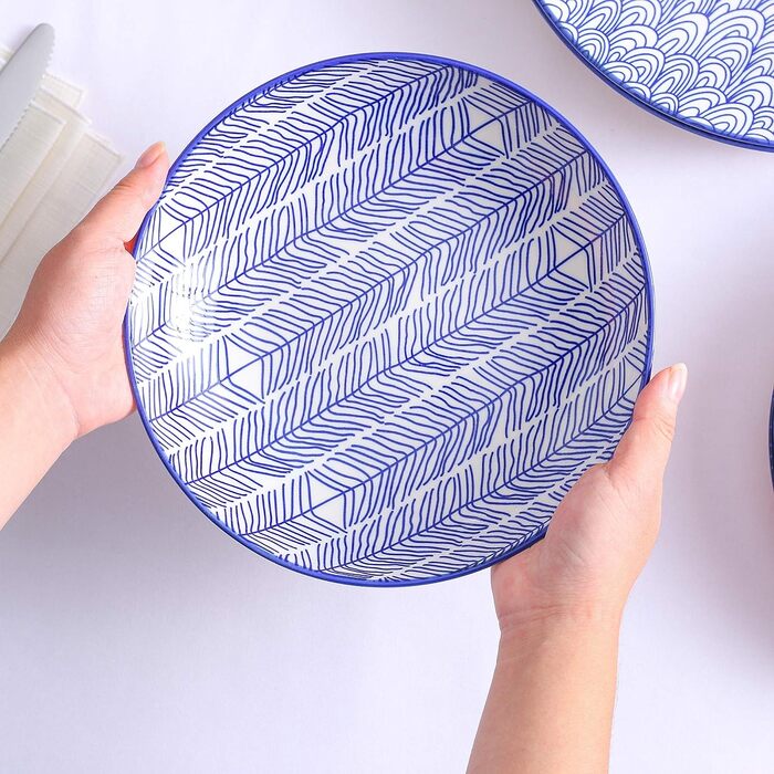 Набор обеденных тарелок 12 предметов, фиолетовый Takaki Vancasso
