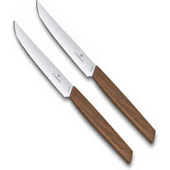 Швейцарский современнй набор ножей для стейка, 2 шт. и, 12 см, ореховй, например, подарок в.
