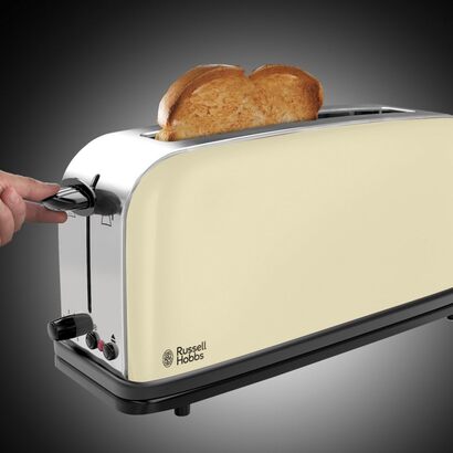 Цифровая кофеварка 1,25 л, до 10 чашек, 1100 Вт и тостер с широким слотом и 6 уровнями мощности Russell Hobbs  