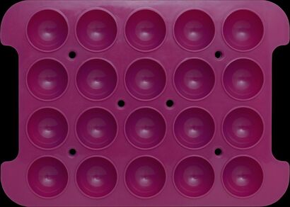 Форма для выпечки, 28 x 18 x 4 см, розовая, RBV Birkmann