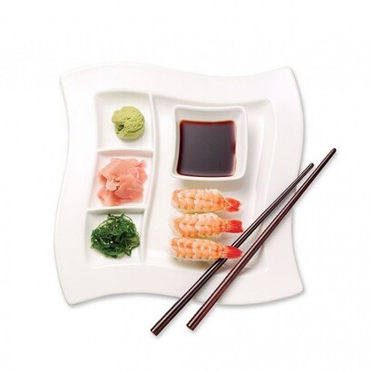 Тарелка для гриля / суши, с отделениями 27 x 27 см NewWave Porzellan Villeroy & Boch