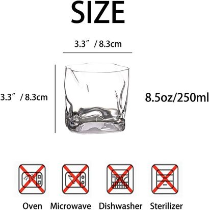 Набор стаканов для виски 250 мл, 2 предмета Glasseam