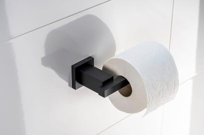 Держатель для туалетной бумаги 17,5 см, черный Sagittarius One