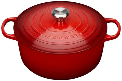 Кастрюля / жаровня 28 см, красный Le Creuset