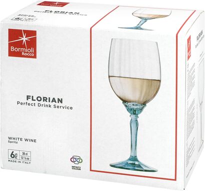 Набор бокалов для белого вина 380 мл, 6 предметов Bormioli Rocco