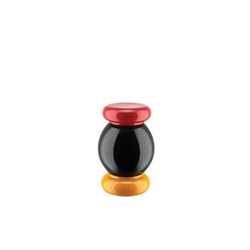 Мельница для соли / перца 7х11 см, черный / желтый / красный Alessi