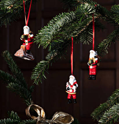 Набор подвесок "Санта Клаус", 3 предмета, Nostalgic Ornaments Villeroy & Boch