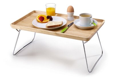Столик для завтрака в постель, каучуковое дерево 53 x 32 см Continenta