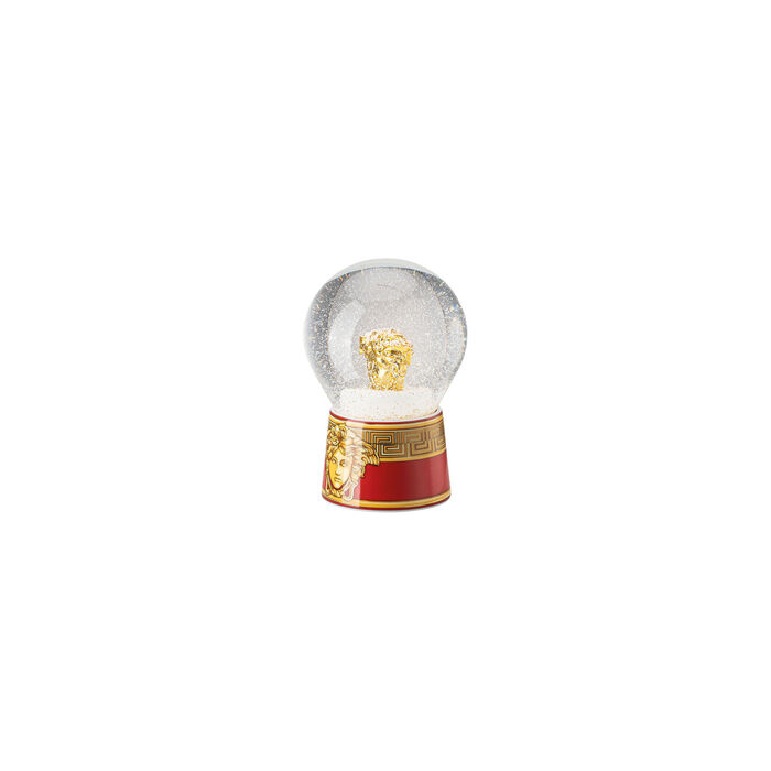 Снежный шар 8 см Golden Coin Medusa Amplified Versace